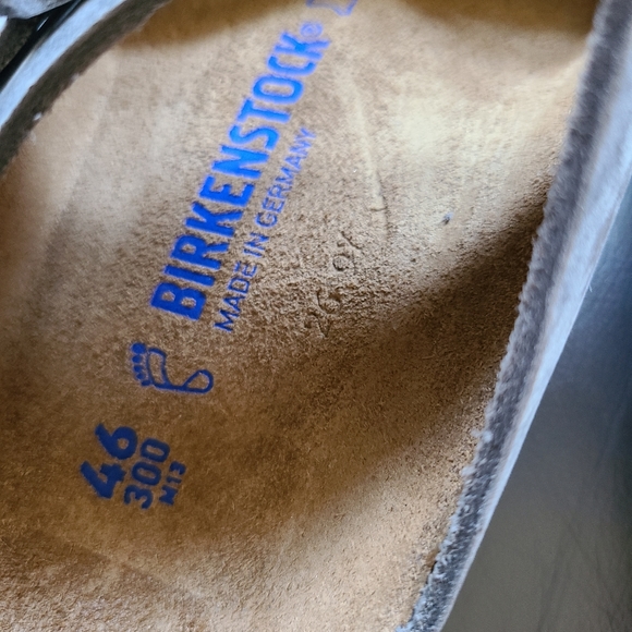 Birkenstock man sandals Arisona color gray  size 4